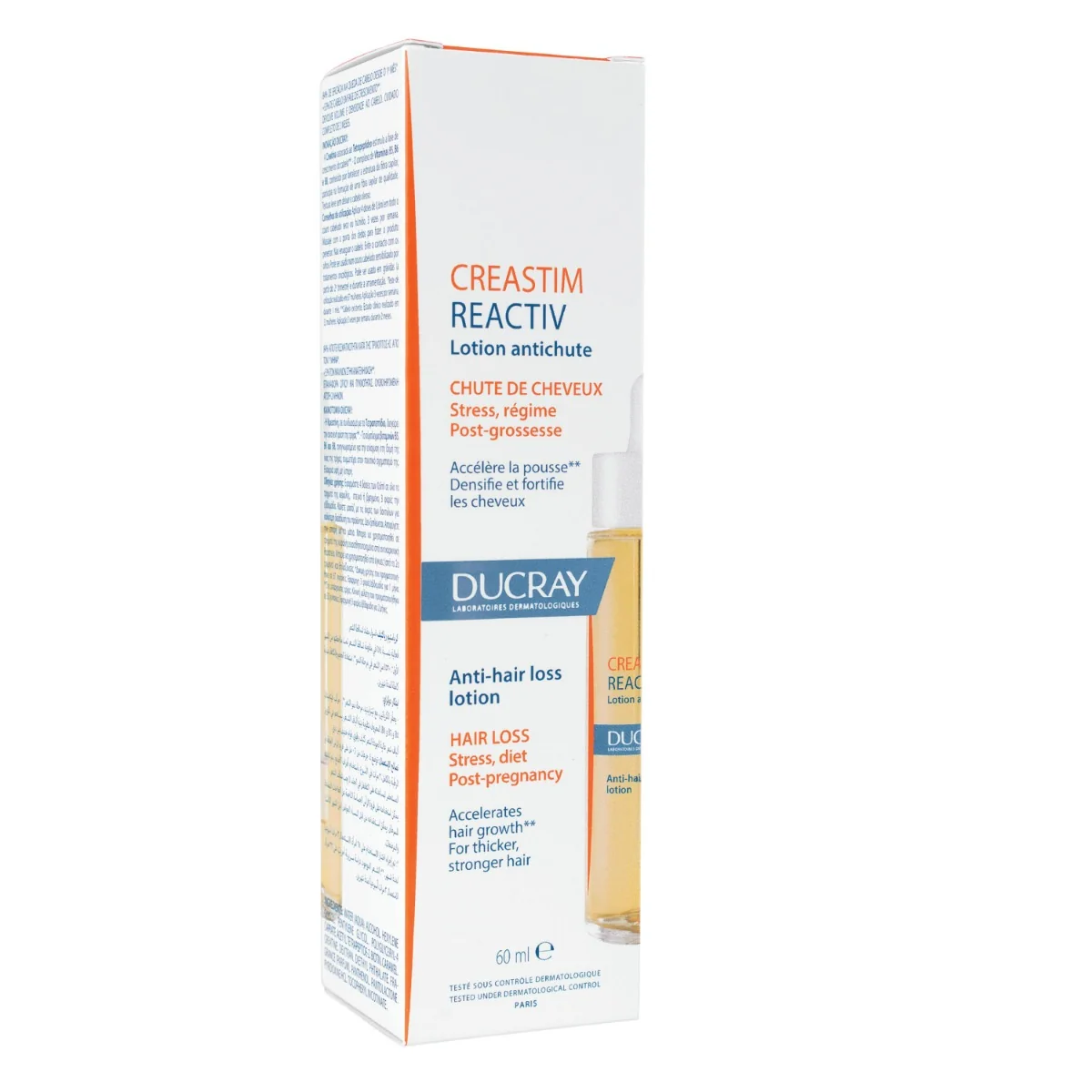 Ducray Creastim Reactiv Anaphase Lozione Caduta Capelli 60 ml Stress, Diete, Post-gravidanza
