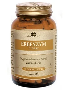 Solgar Erbenzym Digest 90 Capsule Integratore per Benessere Digestivo