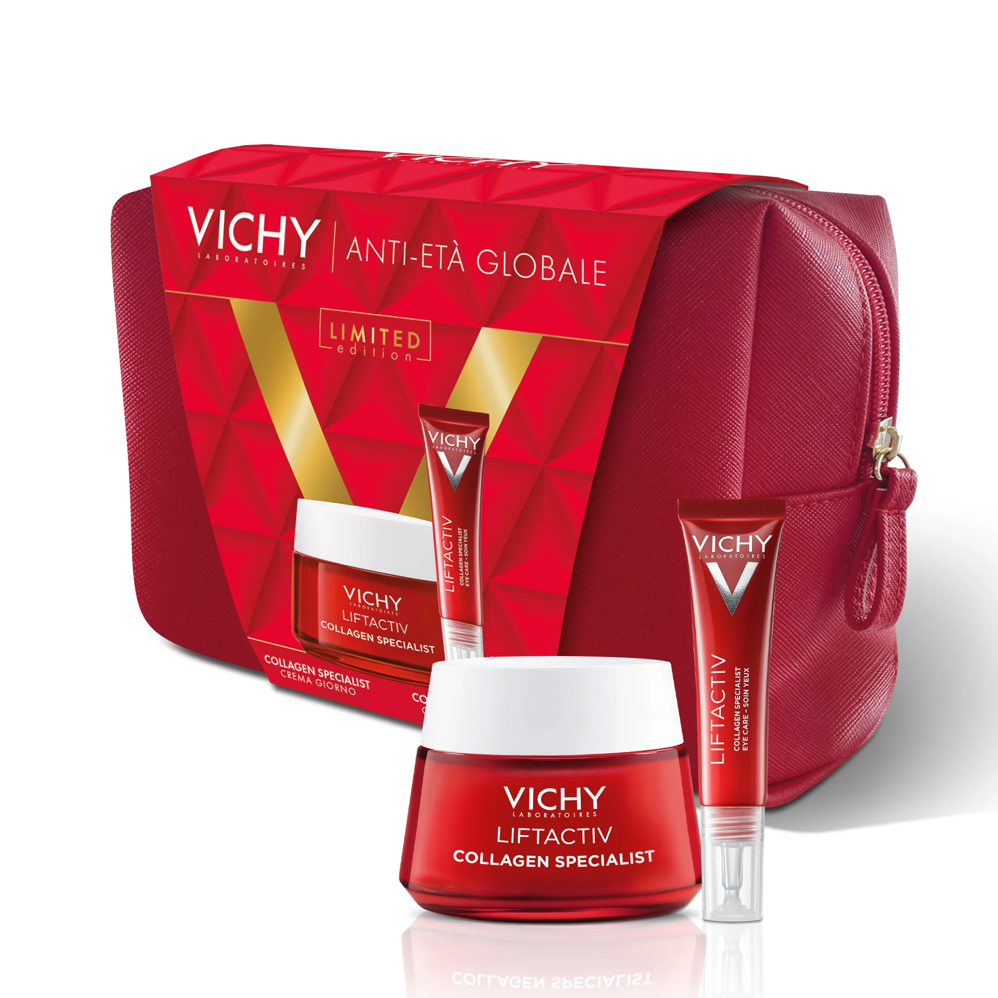 Vichy Pochette Liftactiv Collagen specialist Crema giorno +  Liftactiv Collagen specialist Cofanetto anti-età