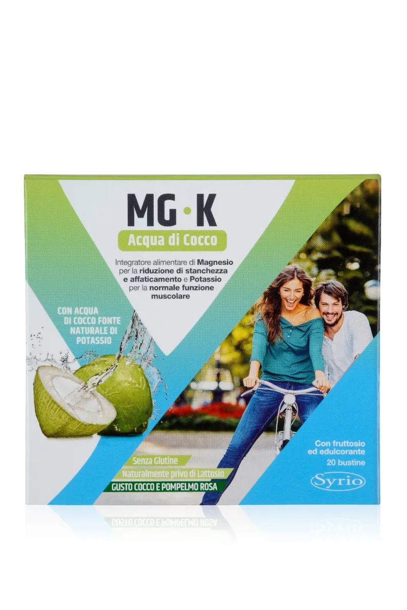Mg-K Acqua Di Cocco 20 Bustine Magnesio e Potassio