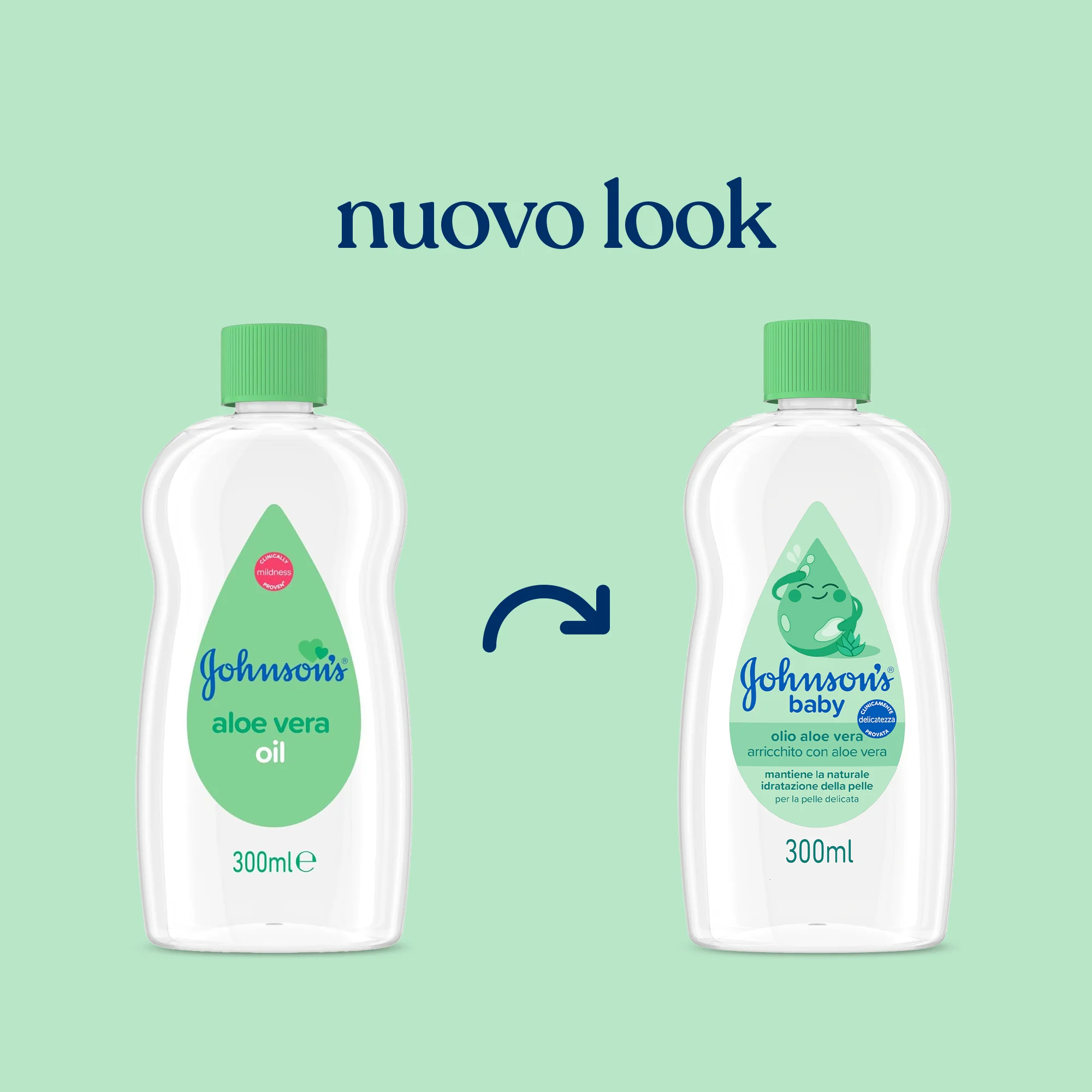 Johnsons Baby Olio Aloe 300 Ml
