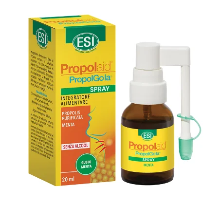 Esi Propolaid PropolGola Integratore Benessere Gola Spray 20 ml Gusto Menta