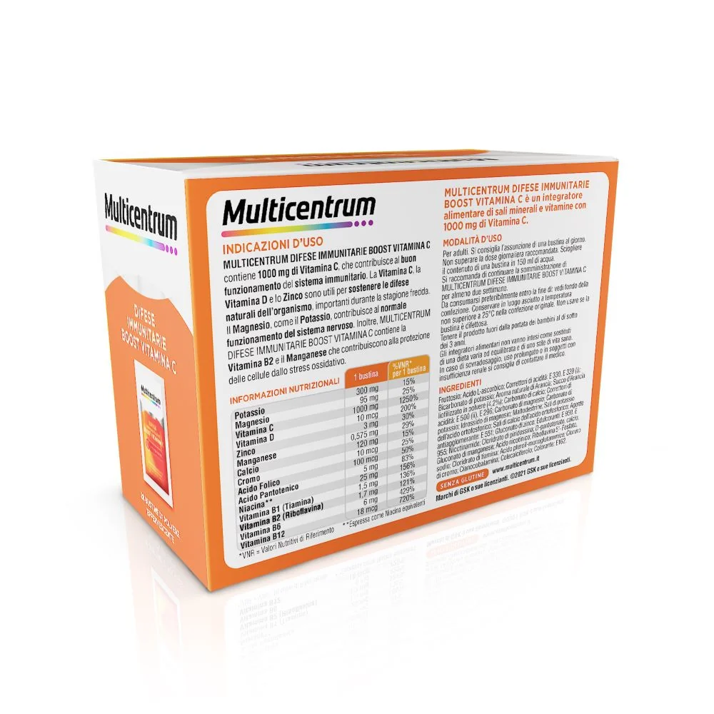 Multicentrum Difese Imm 14 Bustine Sistema Immunitario