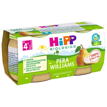 Hipp Bio Omogeneizzato Pera Williams 2x80 g 100% Frutta
