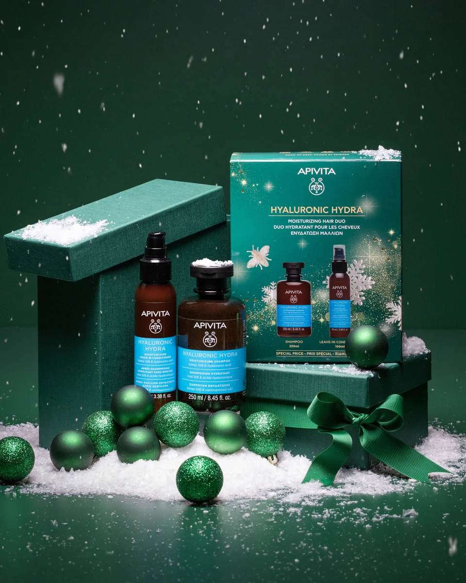 Apivita Pro Xm Hyalu Hydra Shampoo&Leave In