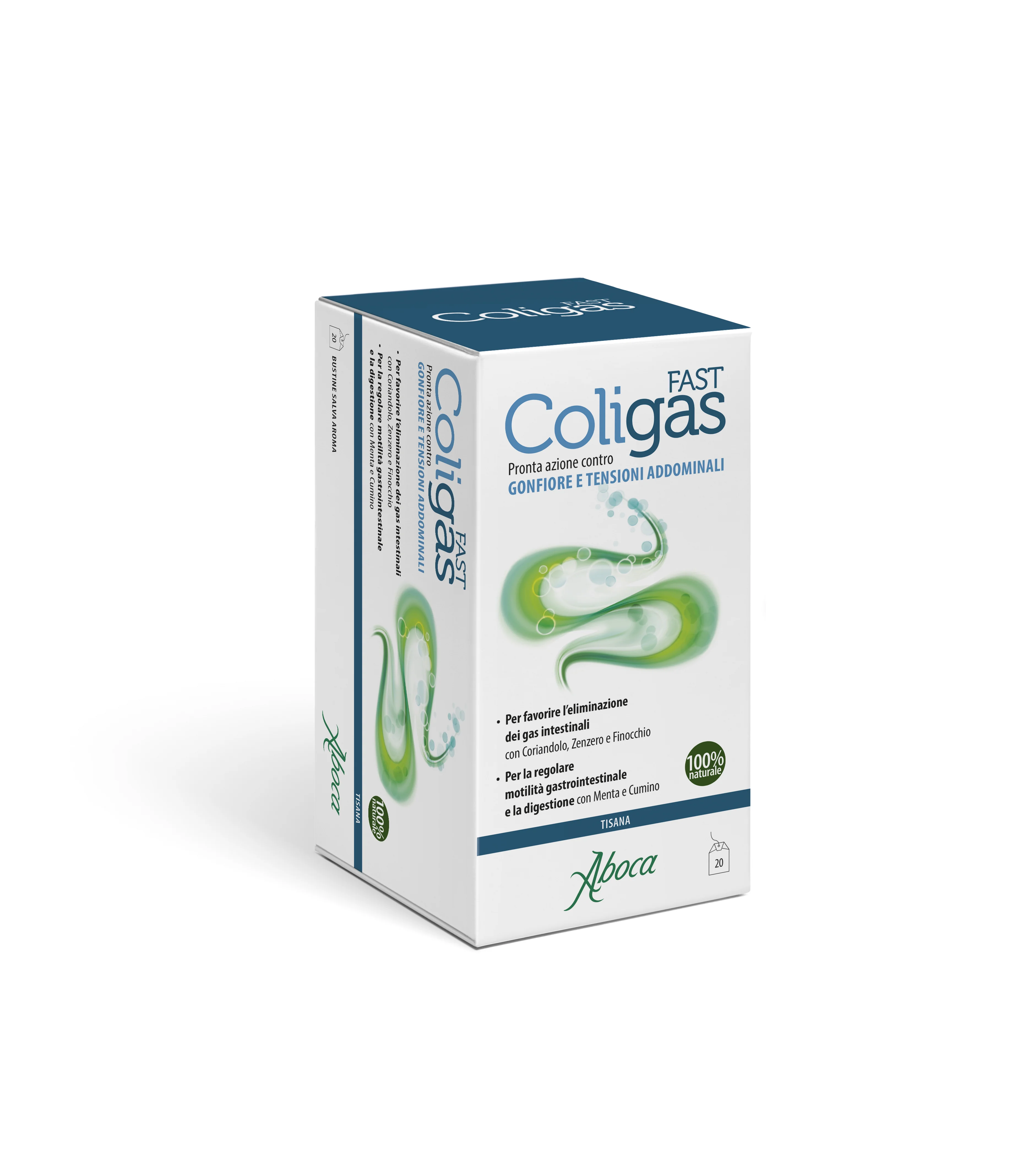 Aboca Coligas Fast Tisana 20 bustine Gonfiore addominale