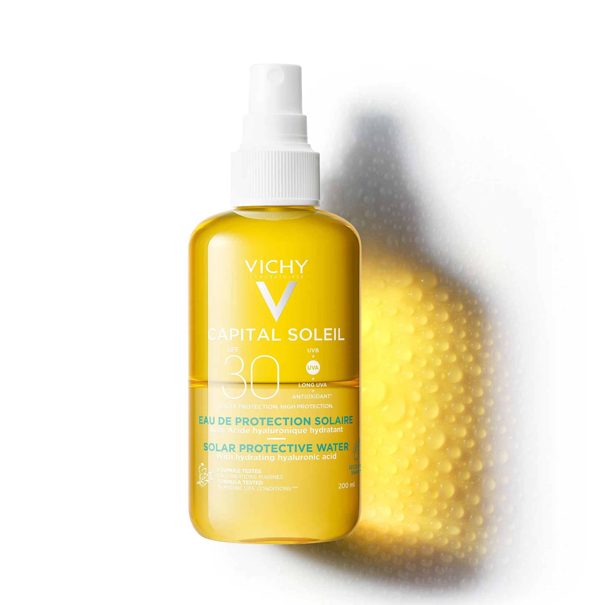 Vichy Ideal Soleil Acqua Solare SPF30, 200 Ml Protettiva idratante