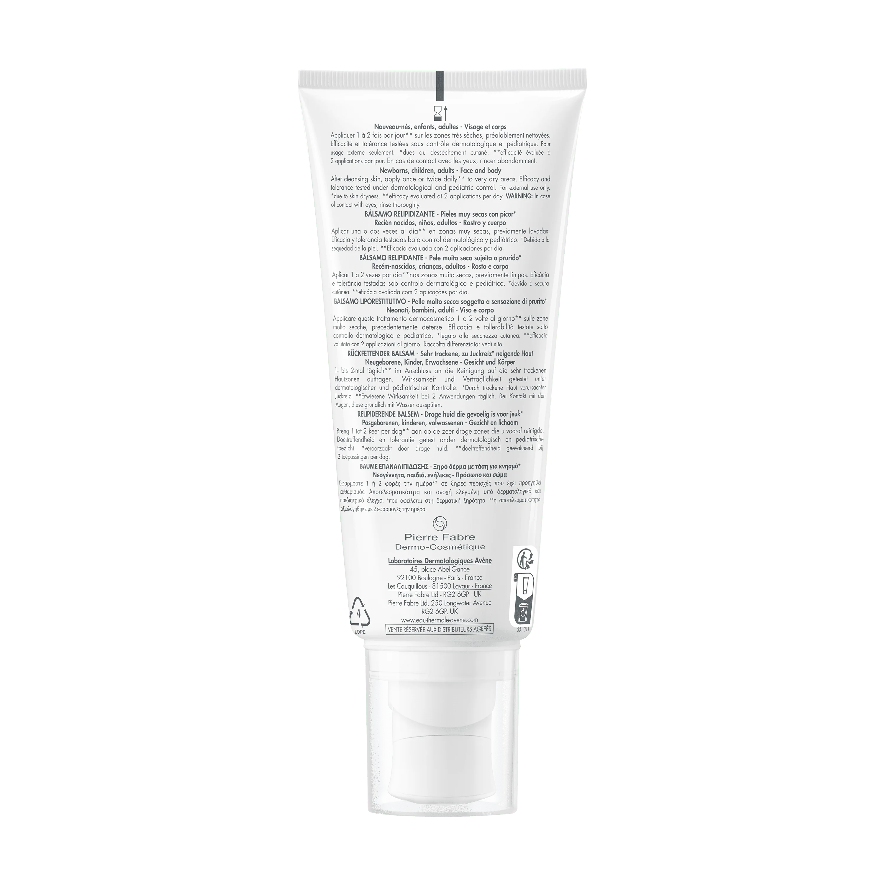Avene Xeracalm Ad Bals Li200Ml Non Comedogenico