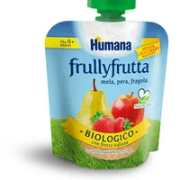 Humana Frullyfrutta Biologico Mela Pera Fragola 90 g