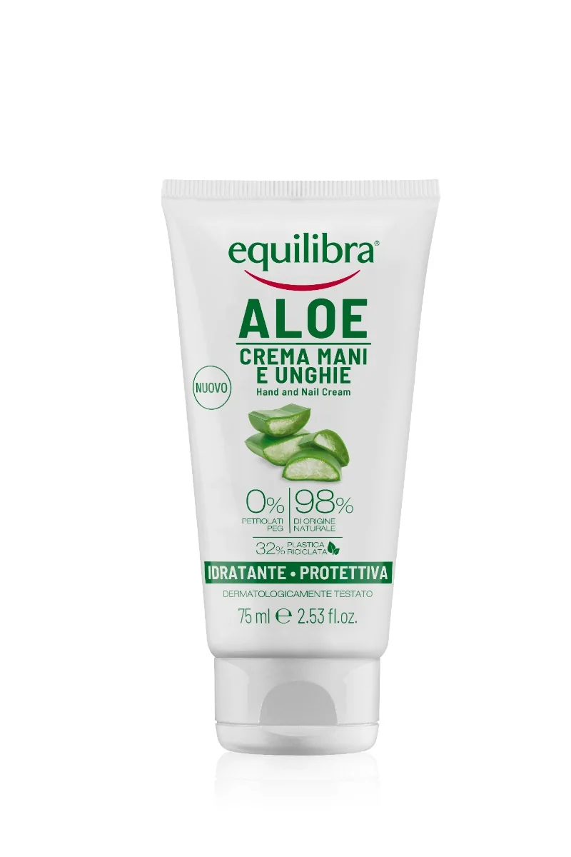 Equilibra Kit Mani Aloe Sapone 100% Vegetale 100 g + Crema Mani Unghie 75 ml