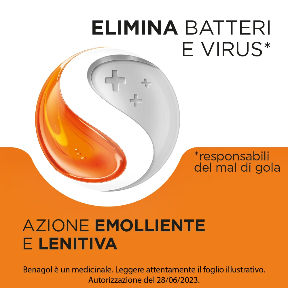 Benagol Pastiglie Vitamina C Gusto Arancia Antisettico Cavo Orale 36 Pastiglie Antisettico Cavo Orale