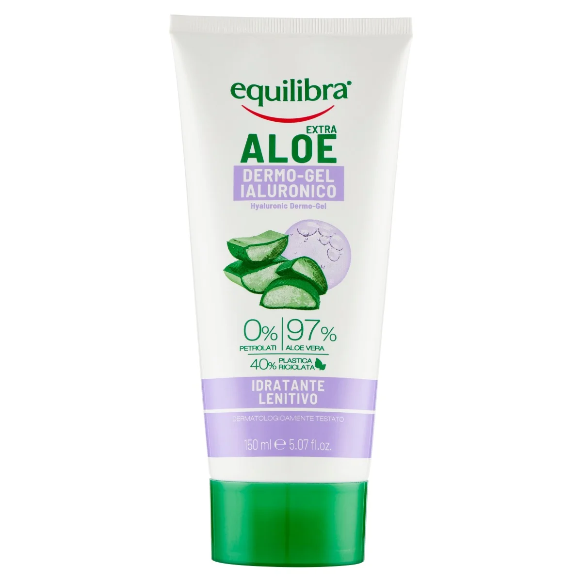 Equilibra Aloe Dermo-Gel Ialuronico 150 Ml Azione Idratante Lenitiva