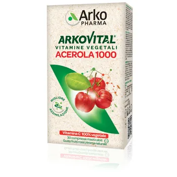 Arkopharma Arkovital Acerola 1000 30 Compresse Vitamina C Naturale
