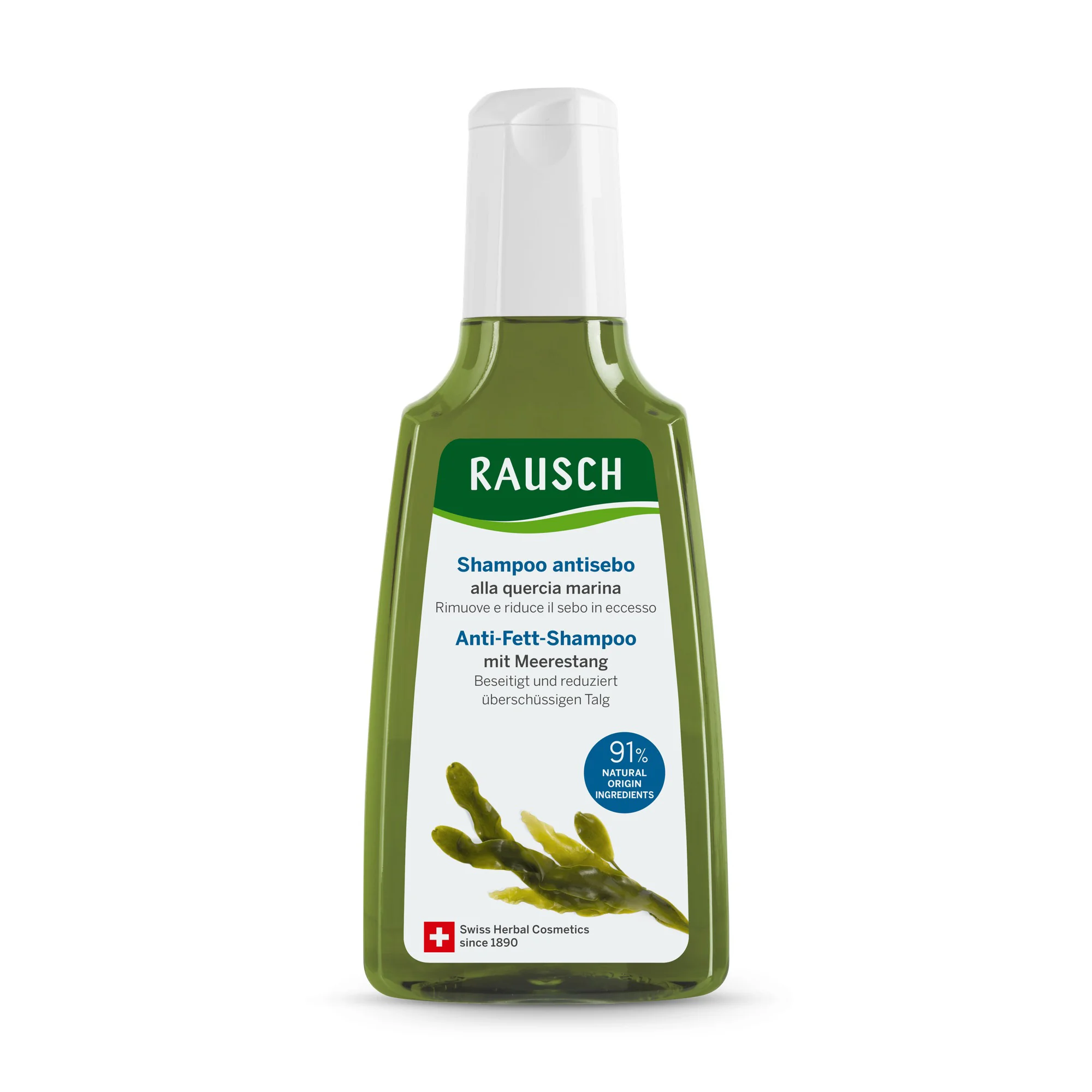 Rausch Shampoo Antisebo Alla Quercia Marina 200 Ml