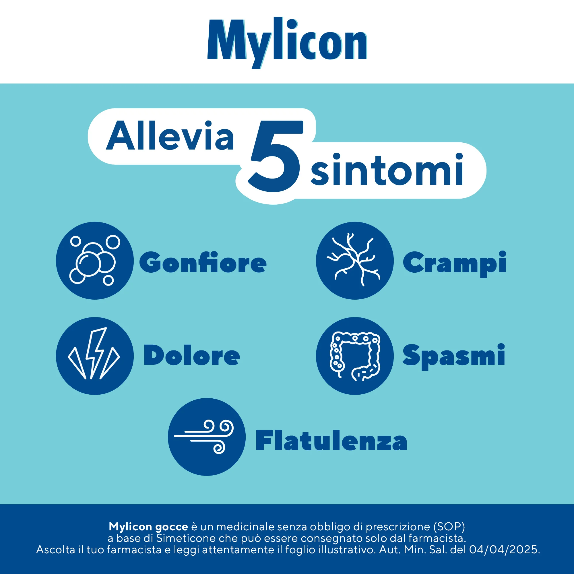 Mylicon Gocce Bambini Simeticone 30 ml Contro Meteorismo
