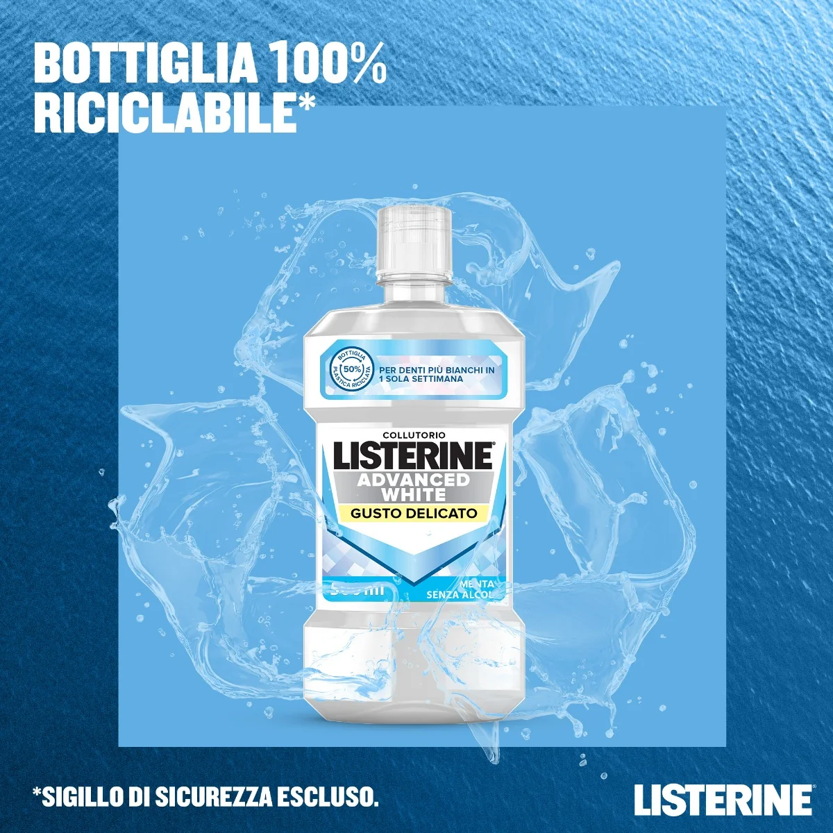 Listerine Advanced White Delicato Rinforza i Denti