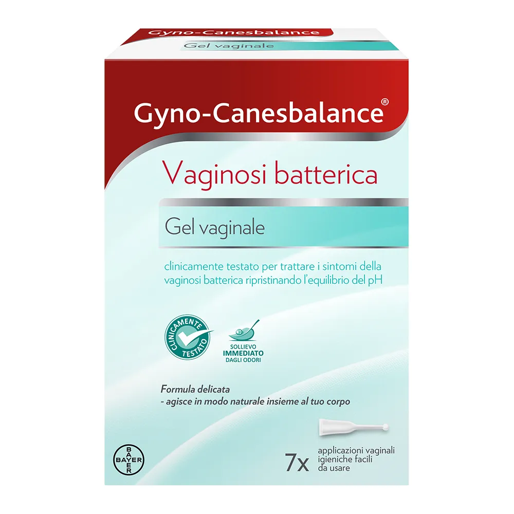 Gyno-Canesbalance Gel 7 Applicatori Monouso Vaginosi Batterica