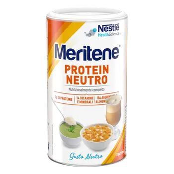 Meritene Protein Neutro Polvere Integratore Proteine Vitamine e Minerali 270 g 