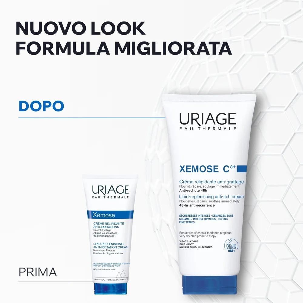 Uriage Xèmose Crema Liporestitutiva Anti-irritazioni 200 ml Pelle Secca