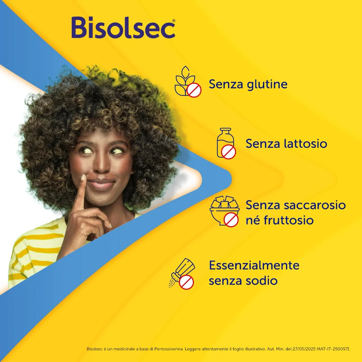 Bisolsec Soluzione Orale 190 Ml 2,13 Mg/Ml Trattamento Sintomatico Tosse Secca