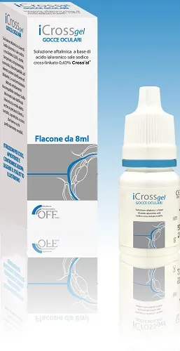 iCross Gel Gocce Oculari Lubrificanti 8 ml