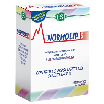 Esi Normolip 5 60 Capsule – Integratore per Colesterolo