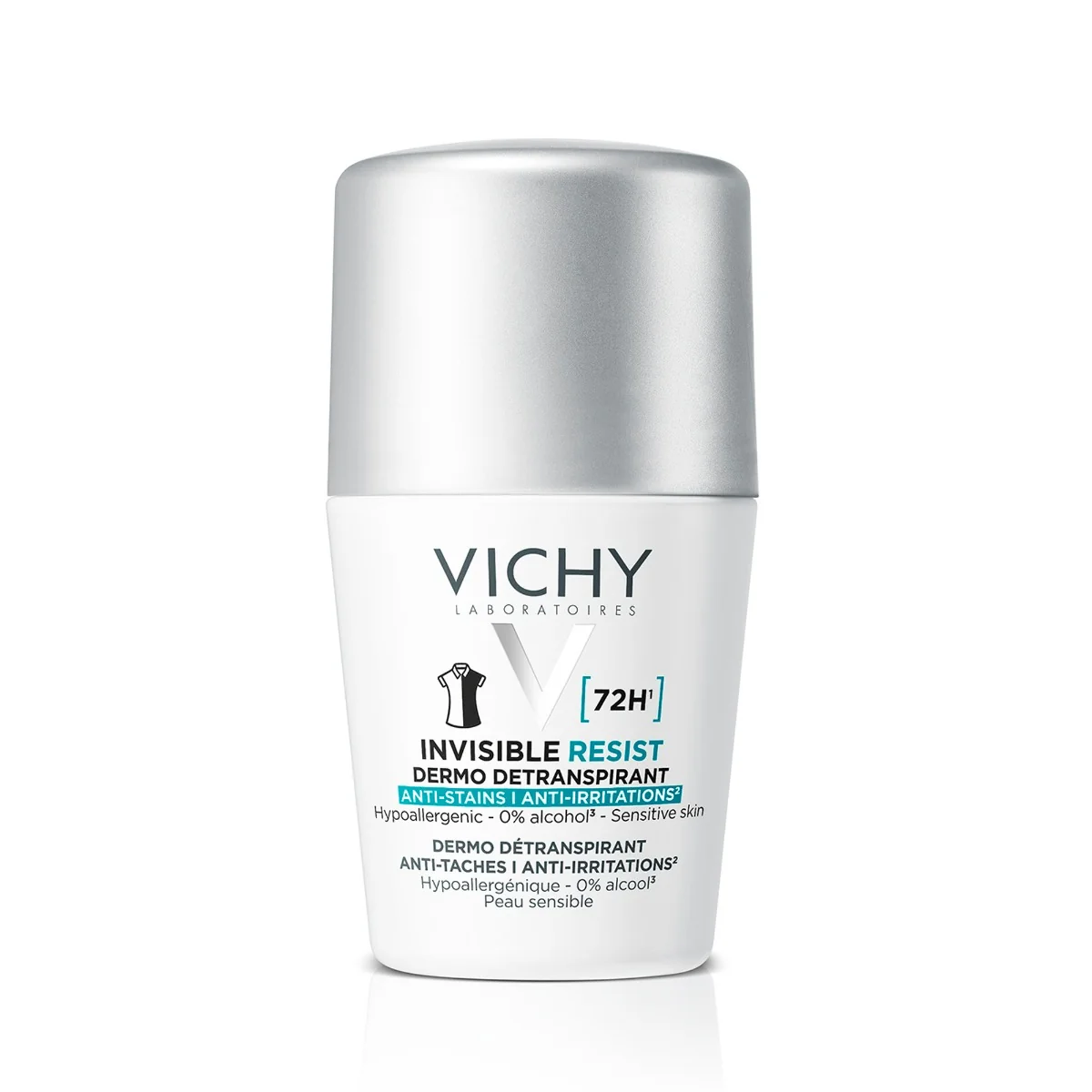 Vichy Deo Roll On 72H Invisibile 50 Ml Protezione Duratura