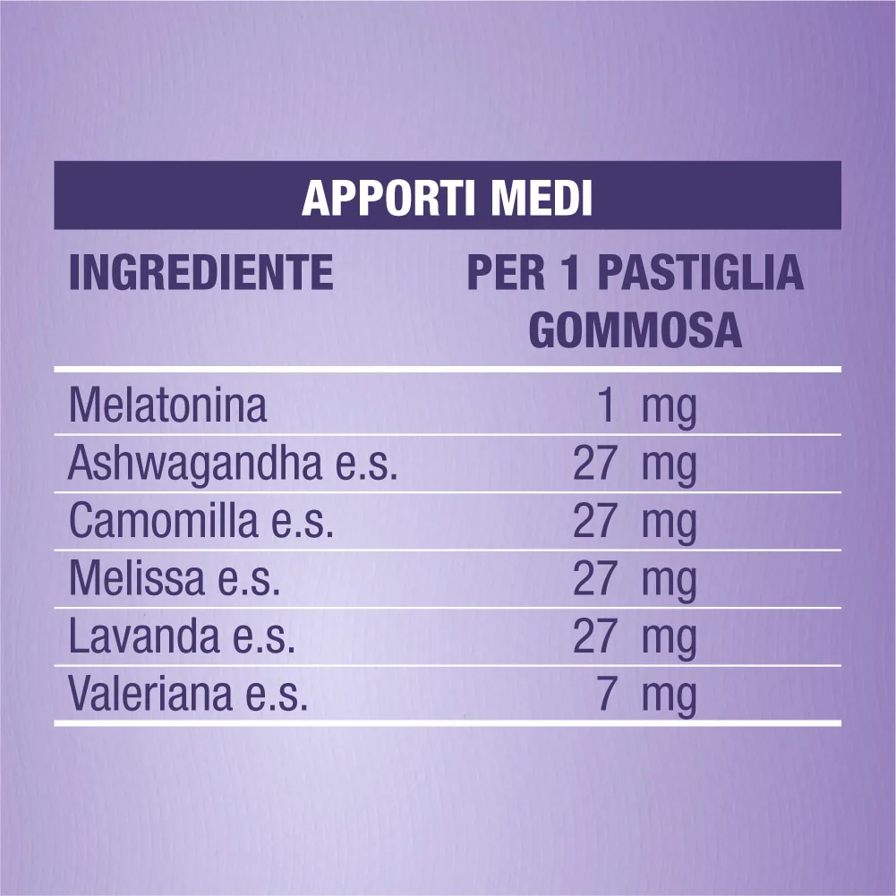 Laila Dormibene 3 g 30 Gommose Integratore per Insonnia