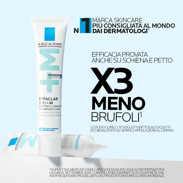 La Roche Posay Effaclar Duo(+) Crema 40 Ml Trattamento quotidiano per la Cura delle Imperfezioni