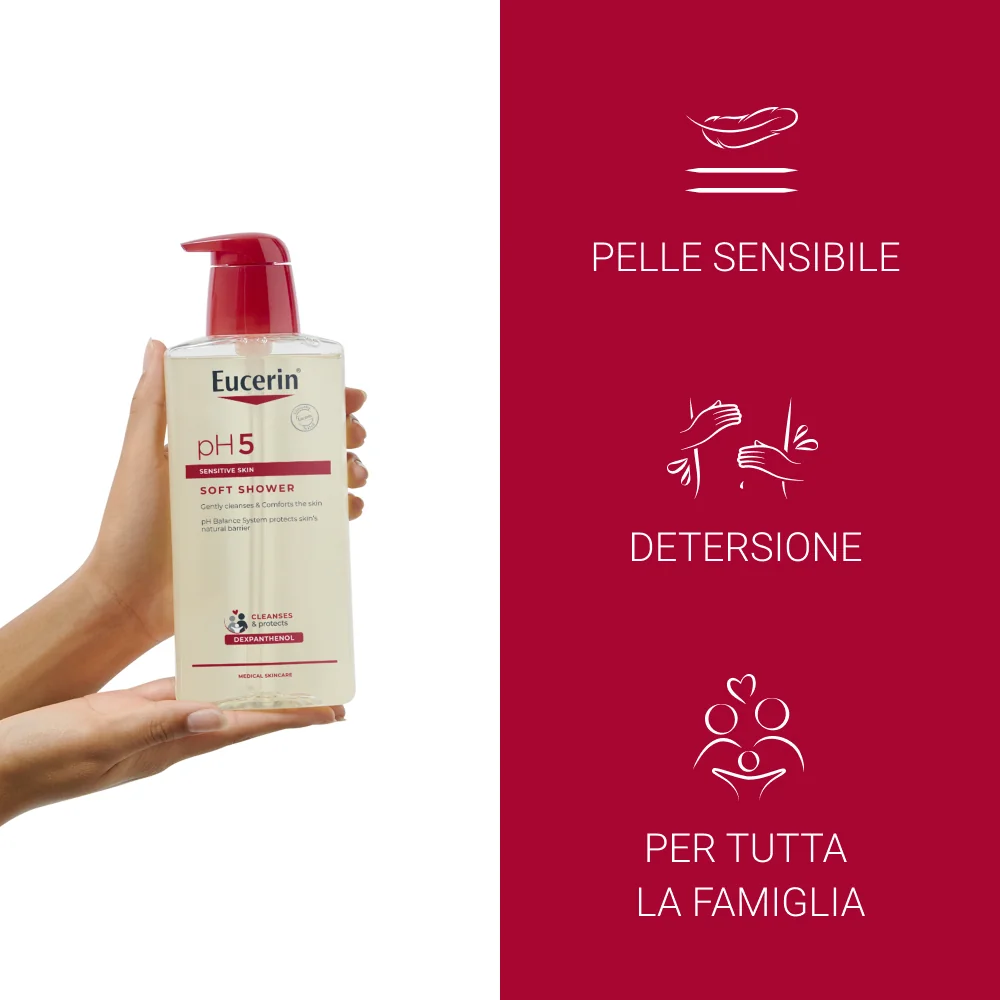 Eucerin pH5 Gel Doccia Dermoprotettivo 400 ml Pelle Sensibile