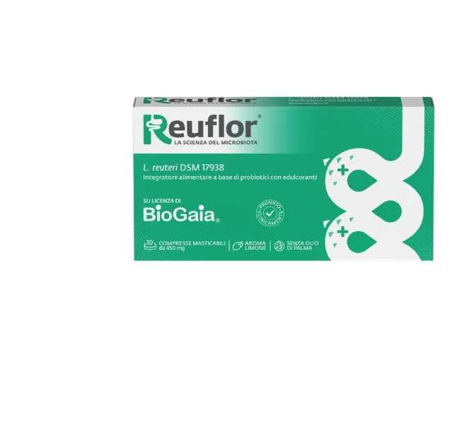 Reuflor 10 Compresse Masticabili Senza Glutine