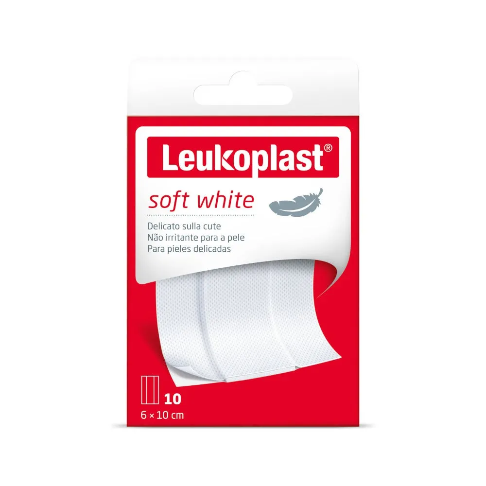 Leukoplast Soft White 100X6Cm per piccole ferite