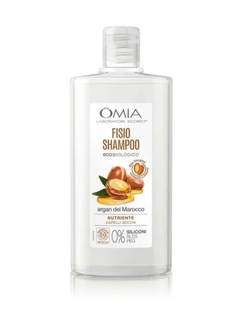 Omia Fisio Shampoo Bio Nutriente Per Capelli Secchi Argan Del Marocco 200 ml