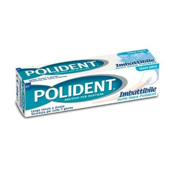 Polident Imbattibile Crema Adesiva 40 g Prodotto per Dentiere