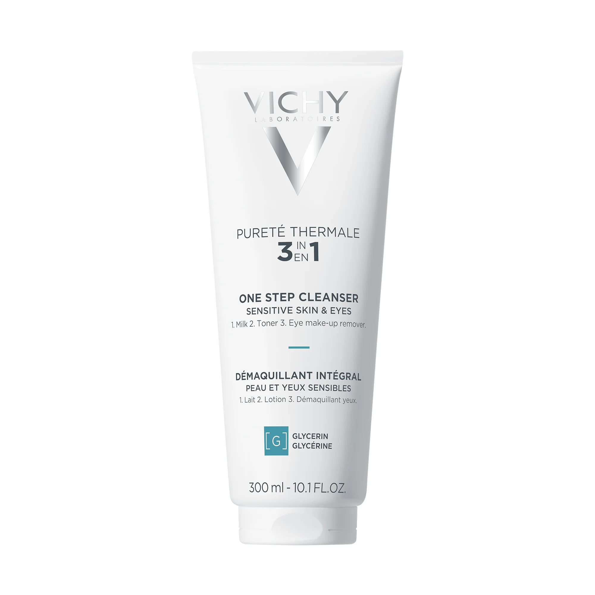 Vichy Pureté Thermale Latte Struccante 3in1, 300 Ml Detergente, tonico e struccante