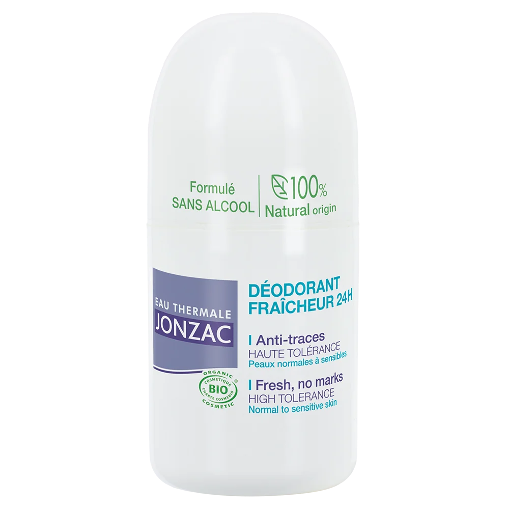 Jonzac Deodorante Freschezza 24H Alta Tolleranza Rehydrate 50 Ml Pelli da Normali a Sensibili