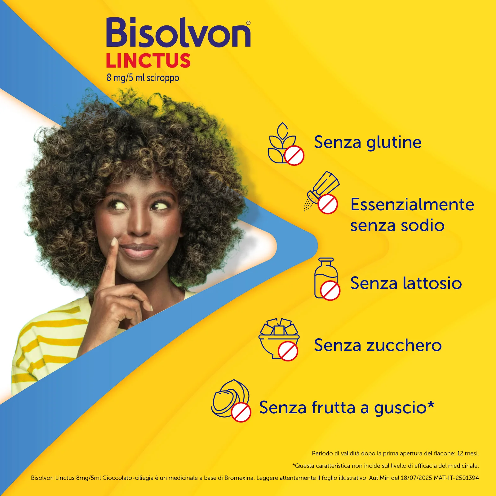 Bisolvon Linctus Sciroppo Flacone 200 Ml 8 Mg/5 Ml