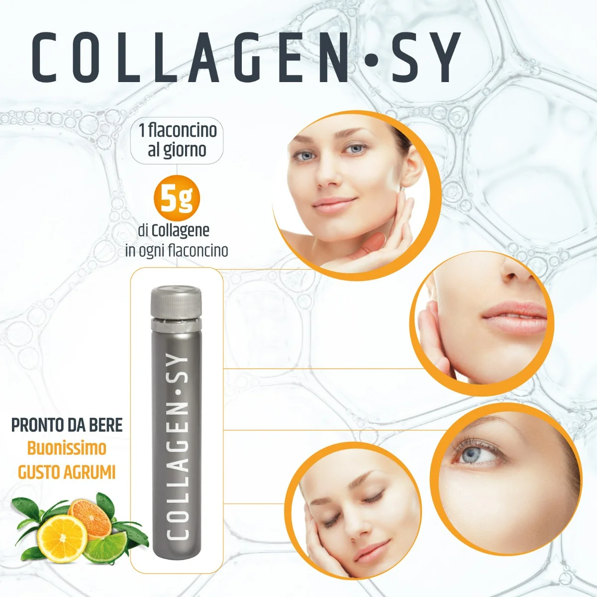 Syrio Collagen SY Integratore Pelle 10 Flaconcini