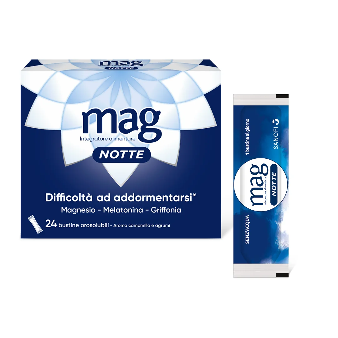 Mag Notte 24 Bustine Orosolubili Integratore per il Sonno