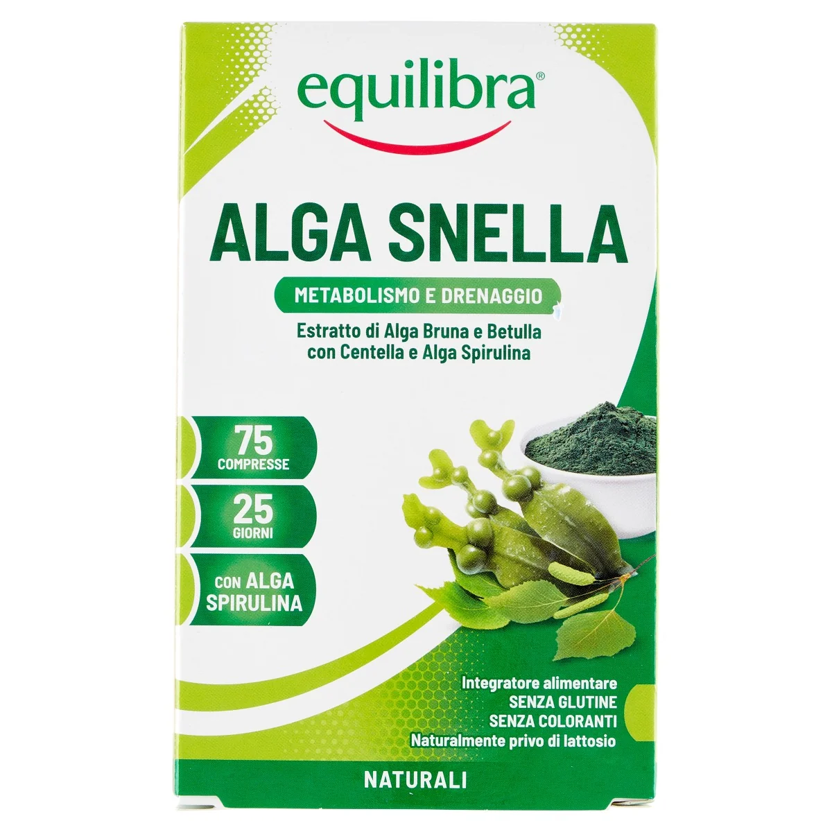 Equilibra Alga Snella 75 Compresse Drenaggio e Metabolismo