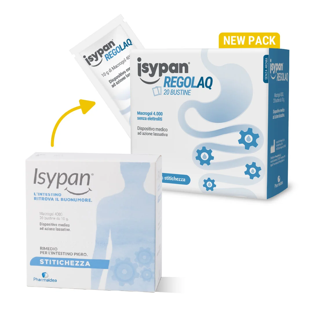 Isypan Regolaq 20 Bustine da 10 g Regolarità Intestinale