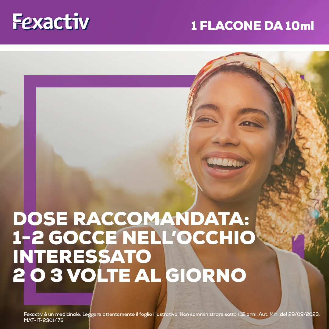 Fexactiv 0,3% + 0,05% Collirio Antistaminico 10 ml