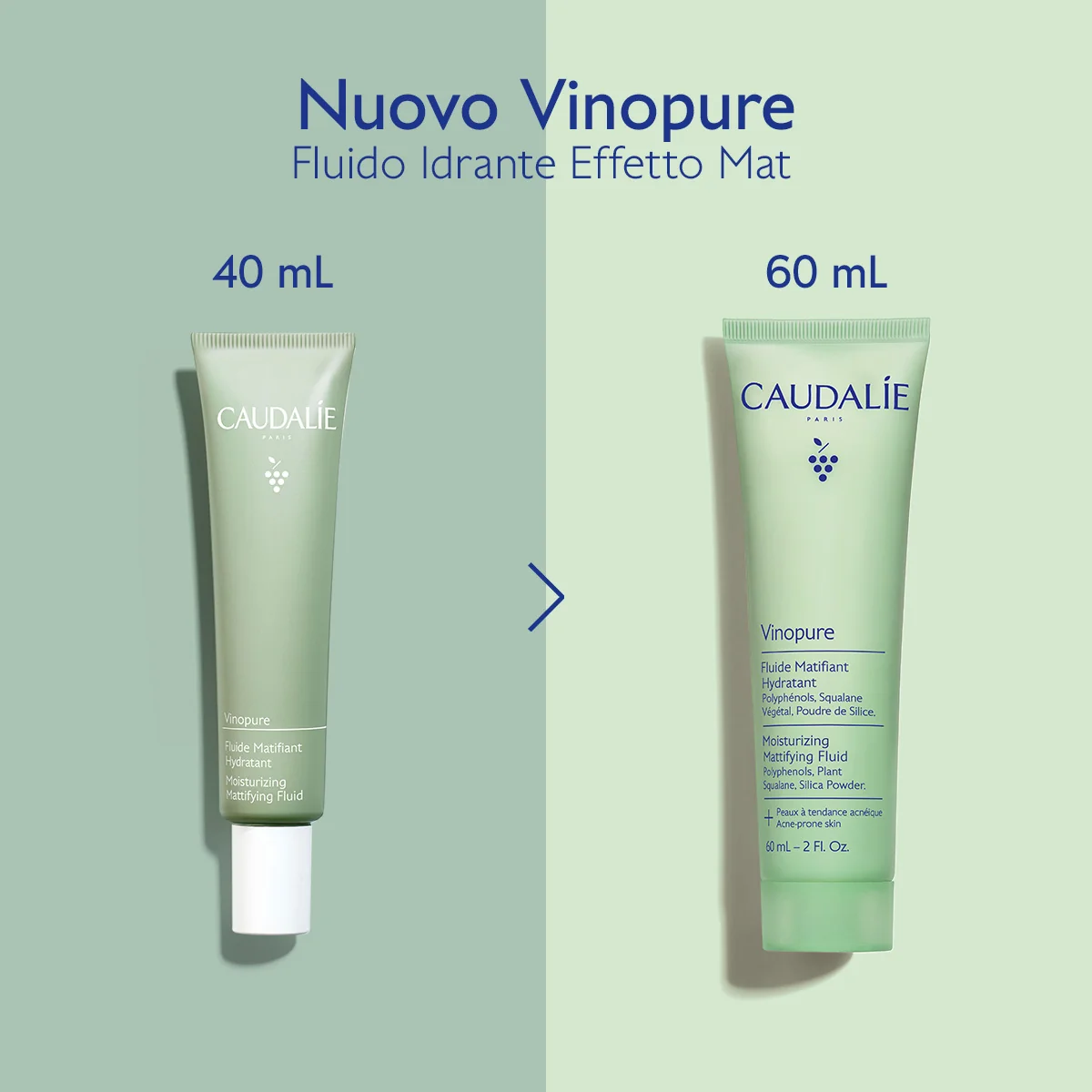 Vinopure Fluido Mat Idratante 60 Ml