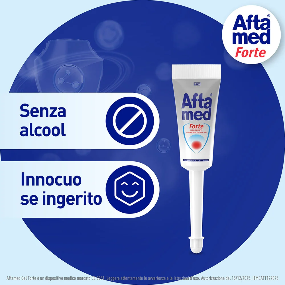Aftamed Forte Gel Anti-Afte 8 ml Prevenzione Afte