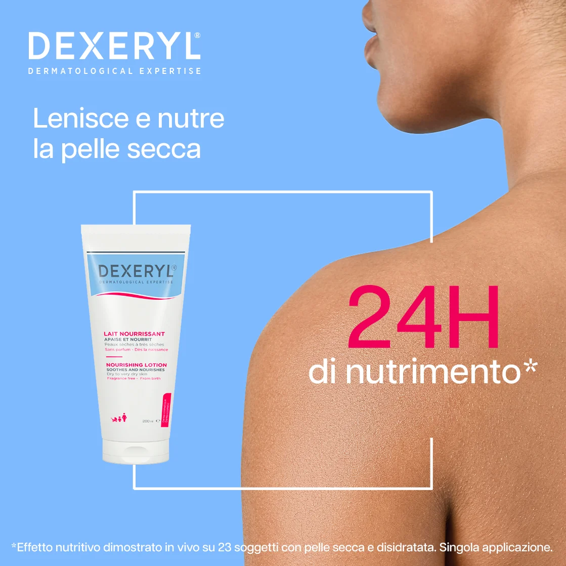 Dexeryl Latte Nutritivo 200 ml per Pelle Secca