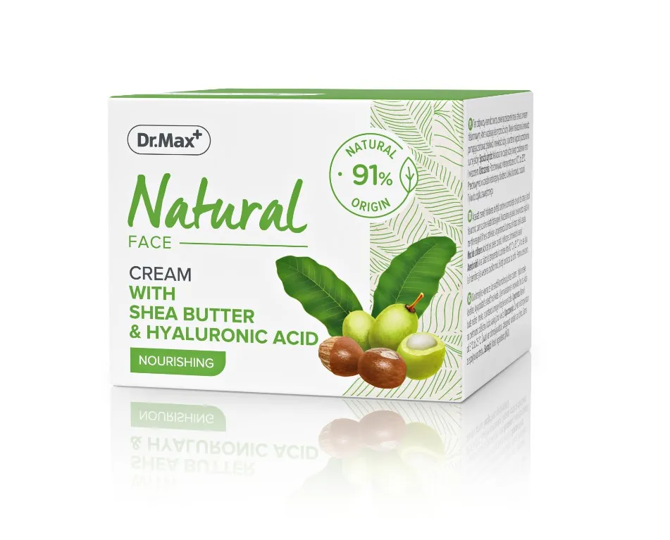 Dr.Max Natural Cream with Shea Butter & Hyaluronic Acid 50 ml