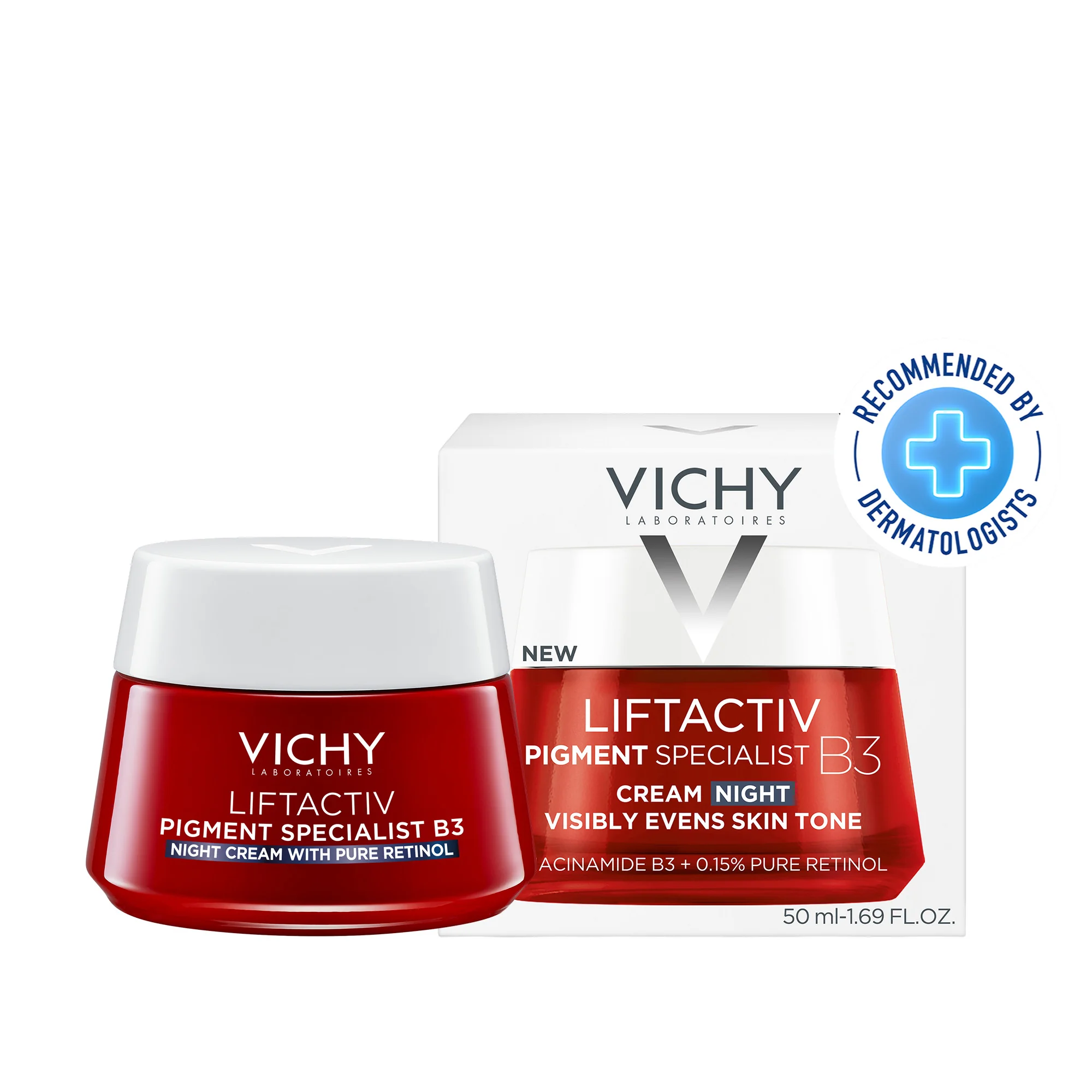 Vichy Liftactiv B3 Retinolo Crema Notte 50 Ml Rigenerante Anti-età