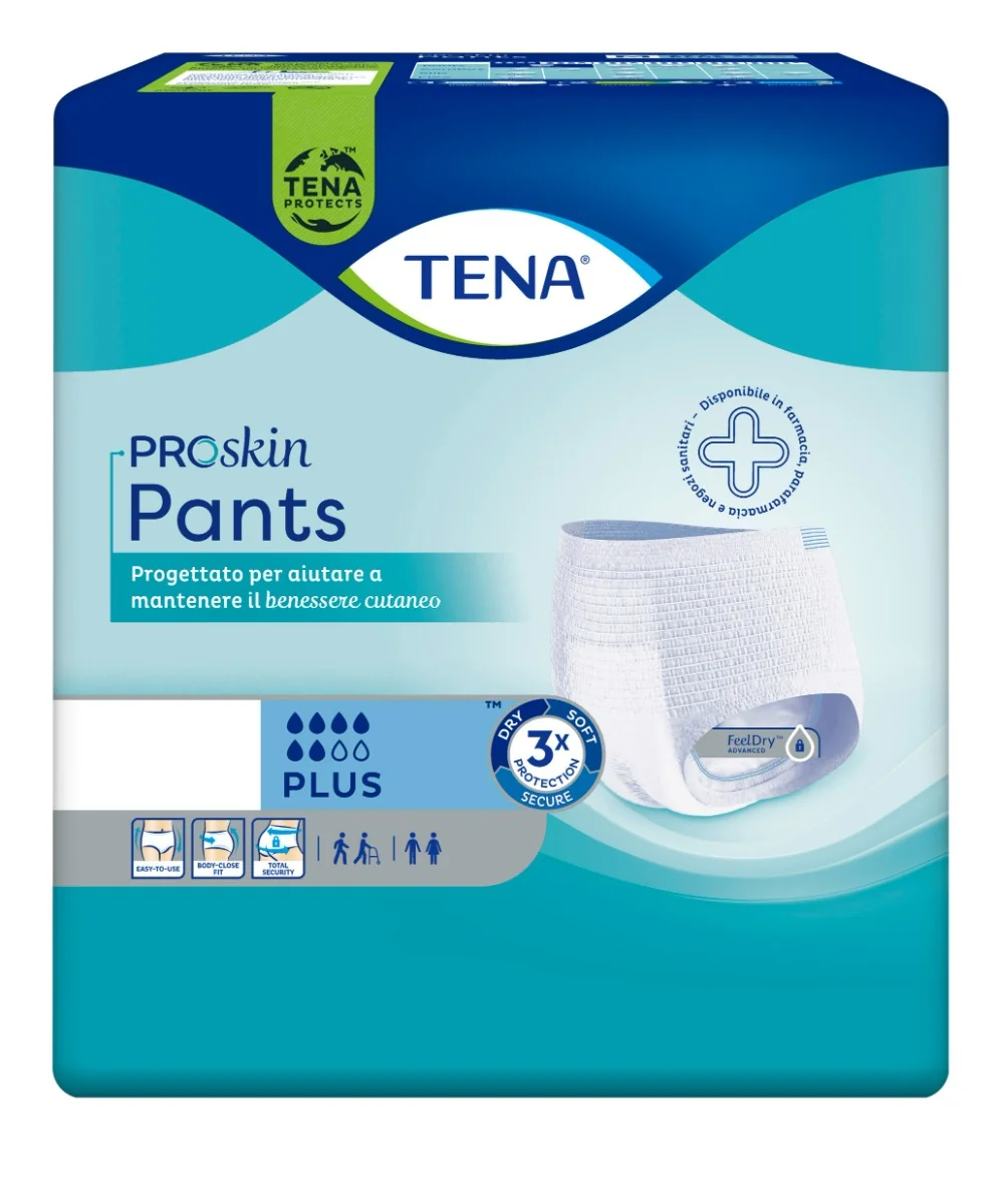 Tena Pants Plus Pannoloni 12 Pezzi Mutandine Assorbenti Taglia XL