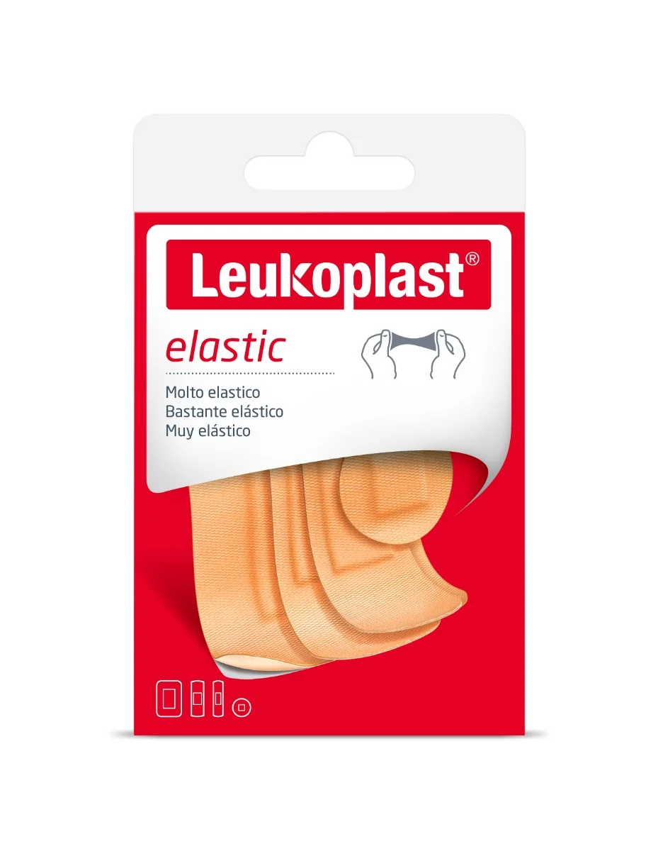 Leukoplast Elastic Cerotti Assortiti 4 Formati 40 Pezzi