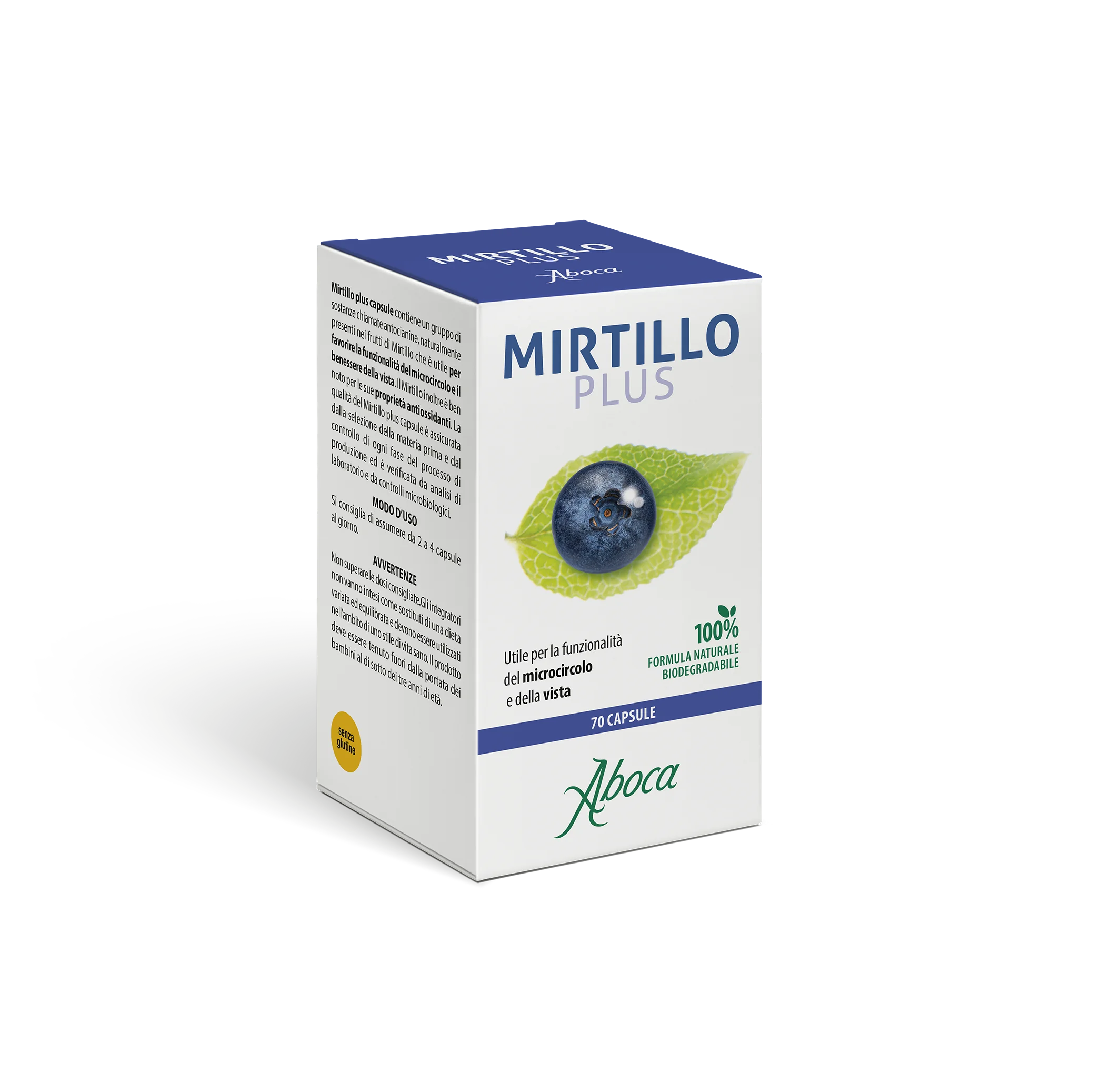 Aboca Mirtillo Plus 70 Opercoli Integratore Microcircolo e Vista